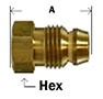 Double Compression Break-Away Nut diagram